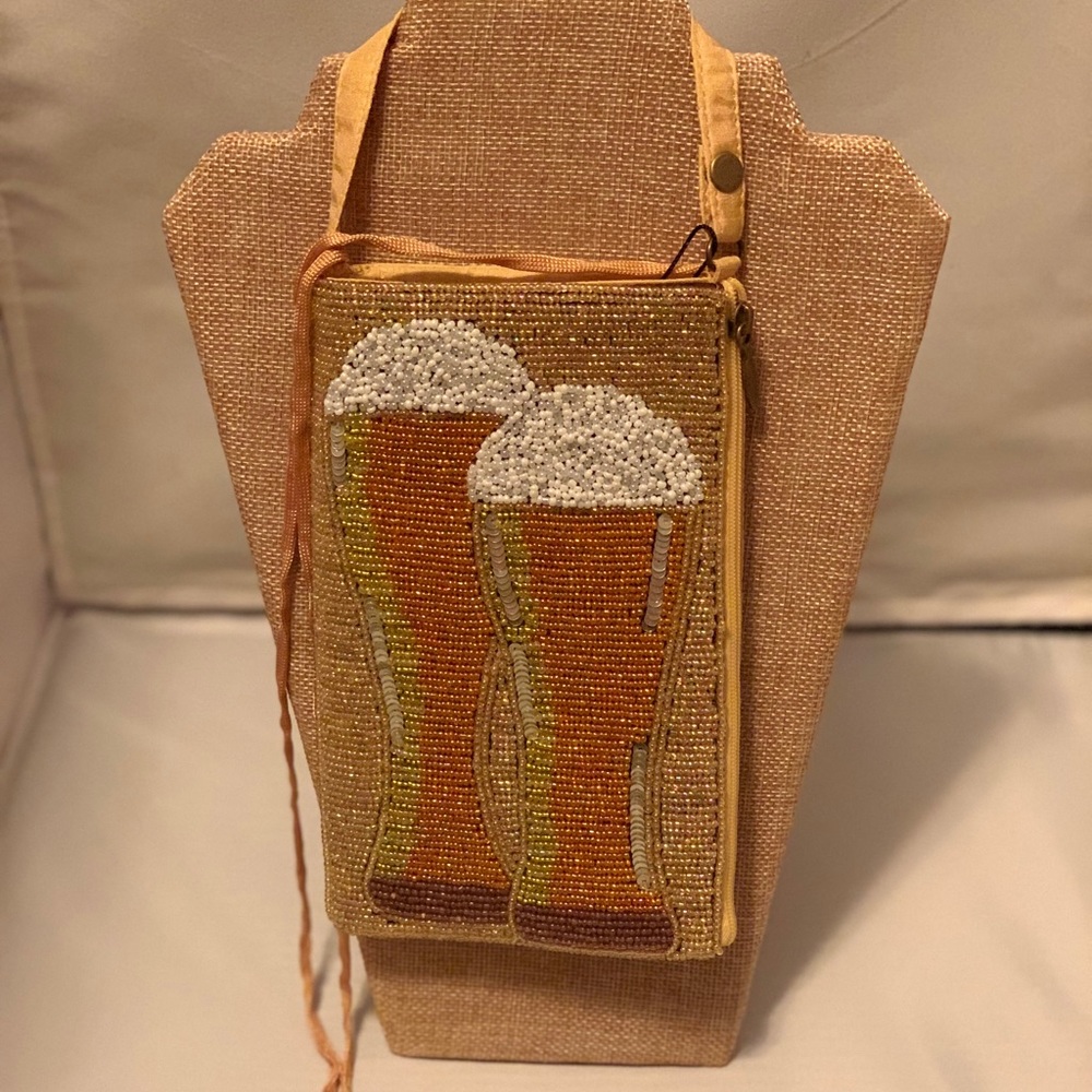 Craft Beer Beaded Club Bag